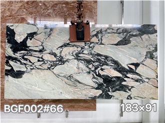 Bulgari Pink Marble Slabs For Decor