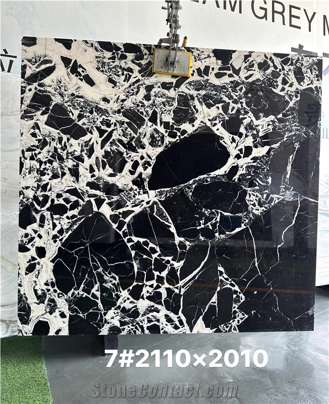 Bvlgari Black Marble Slabs For Decor