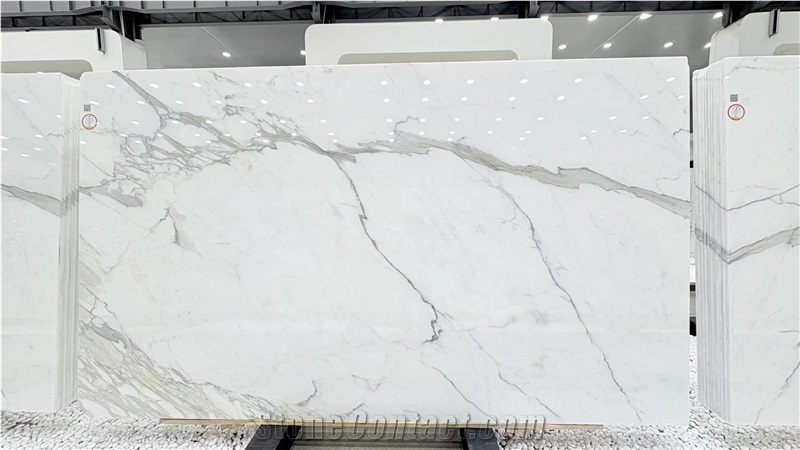Calacatta White Marble Slabs For Decor