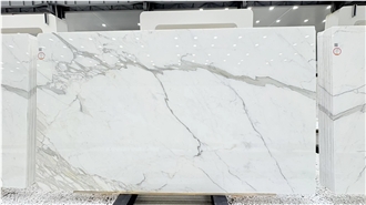 Calacatta White Marble Slabs For Decor