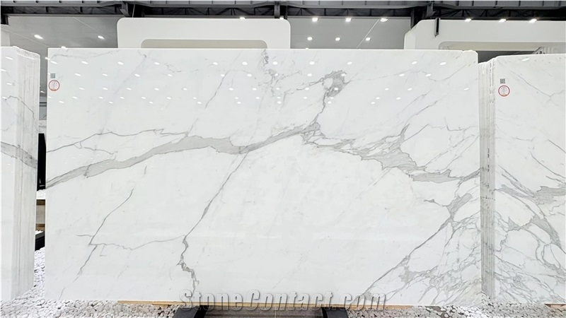 Calacatta White Marble Slabs For Decor