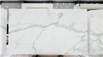 Calacatta White Marble Slabs For Decor