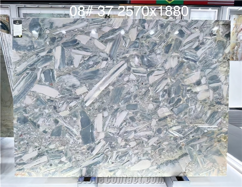 Cocada Blue Quartzite Slabs For Decor Home Design