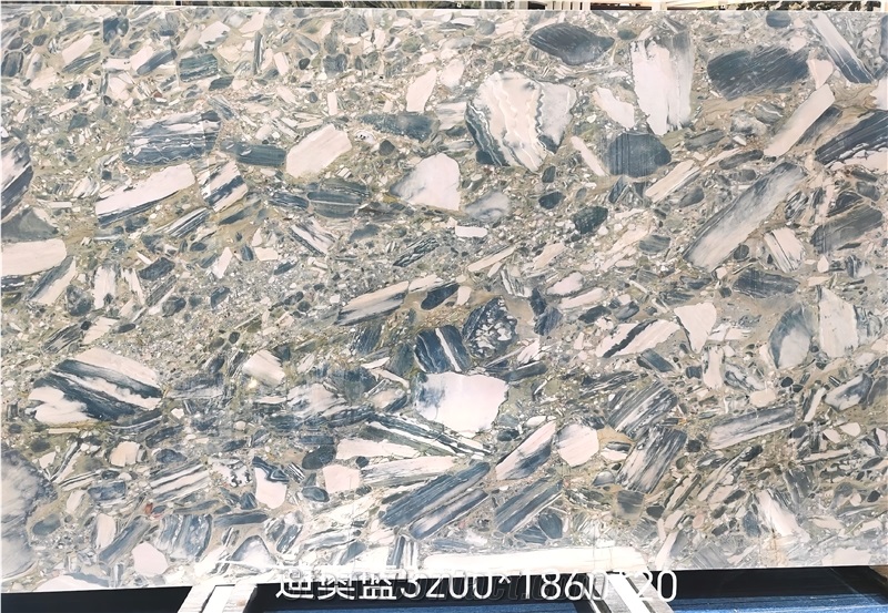 Cocada Blue Quartzite Slabs For Decor Home Design