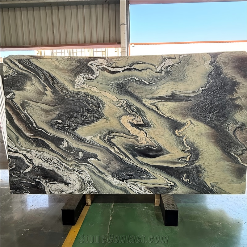 Explosion Blue Quartzite - Azul Explosion Quartzite Slabs