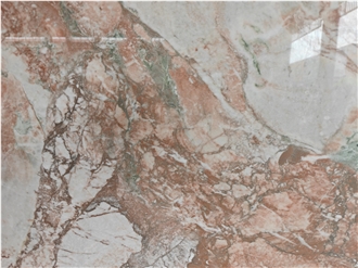 Four Seasons Pink Luxury Marble Slabs For Home Decoration