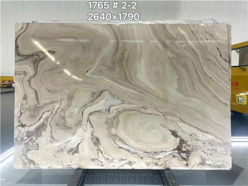 Palissandro White Marble Slabs For Decor