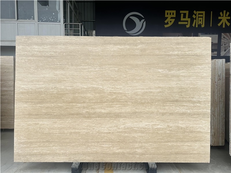 Travertino Romano Chiaro Slabs