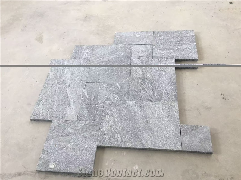 Black Granite With White Veins Water Wave Vein Granite Tiles