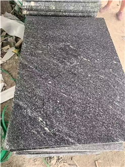 Cheap Dark Grey Wave Veins Granite Tiles