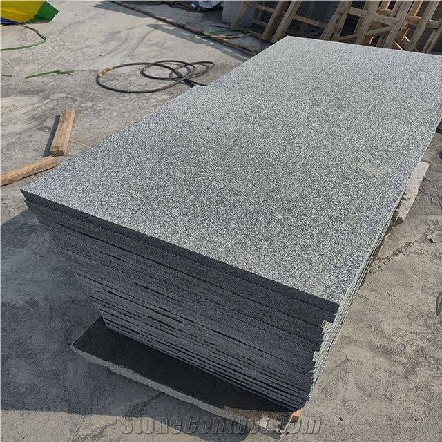 Hot Selling G654 New Zhangqiu Black Granite Tiles