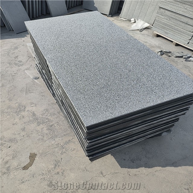 Hot Selling G654 New Zhangqiu Black Granite Tiles