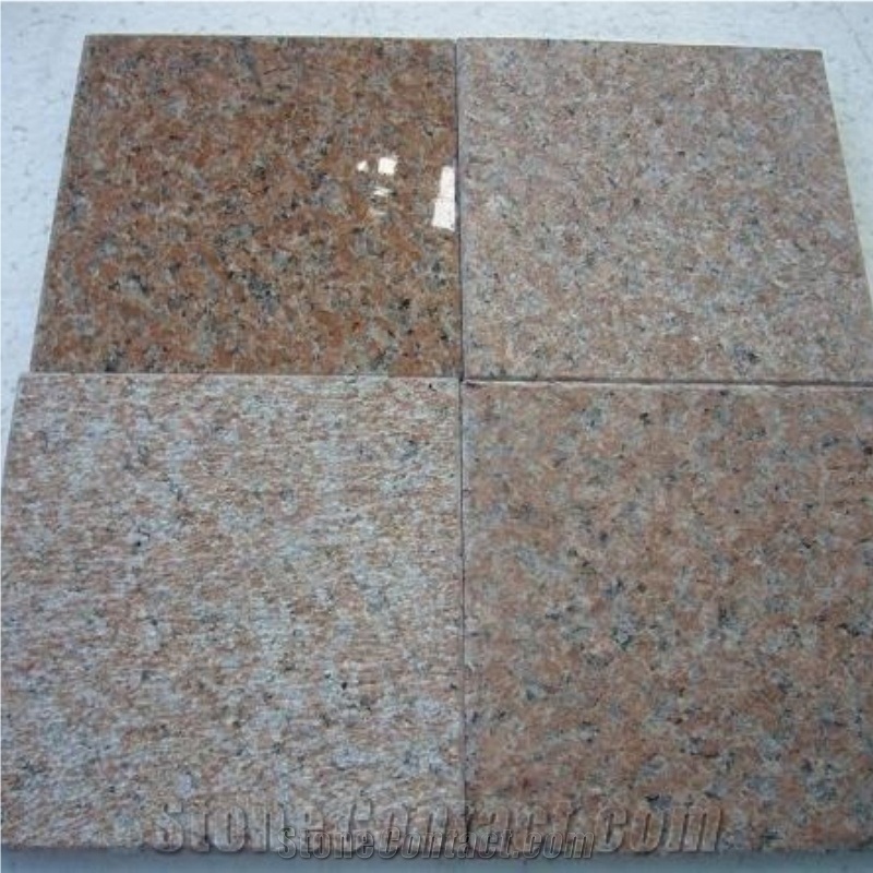 Solid And Sturdy Natural Stone G386-8 Red Granite Tiles