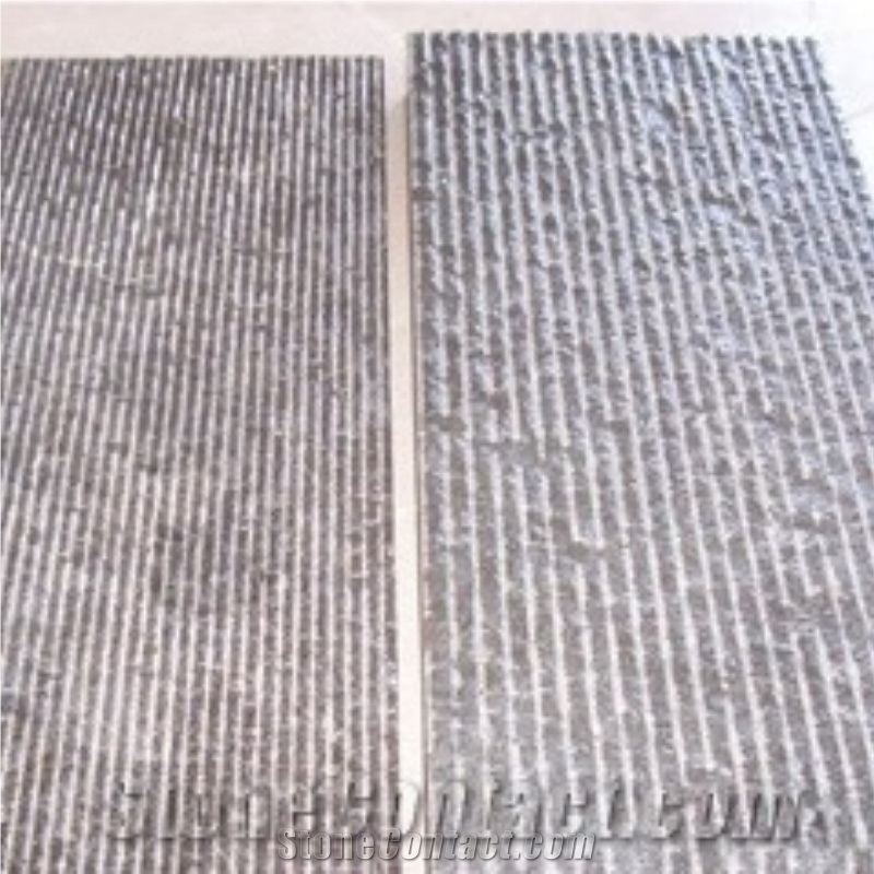 Solid  Sturdy Grooved Bluestone China Blue Stone Tiles