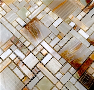 Colorful Nature Onyx  Mosaic Tiles