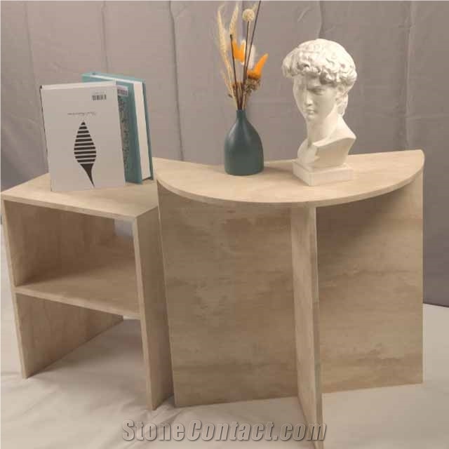 Custom Nature Travertine Furniture