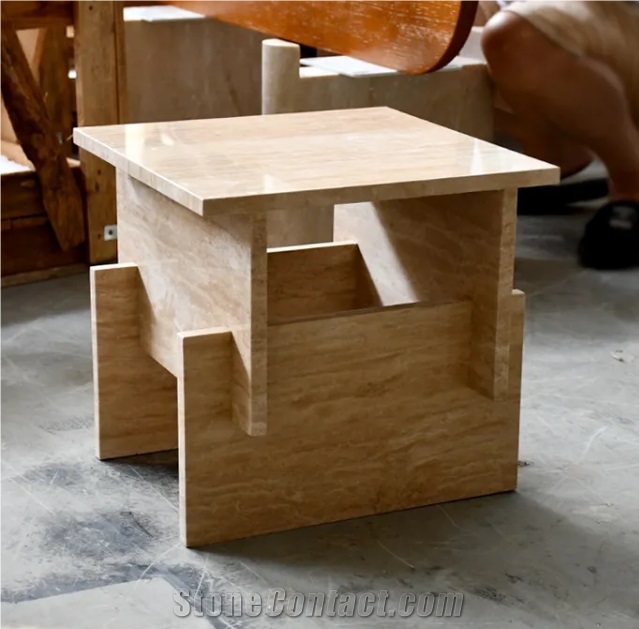 Custom Nature Travertine Furniture