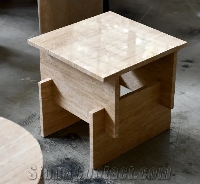 Custom Nature Travertine Furniture
