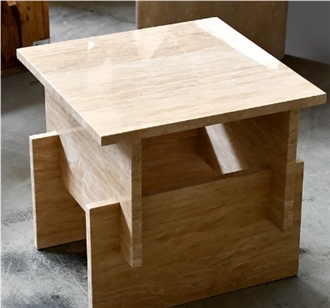 Custom Nature Travertine Furniture