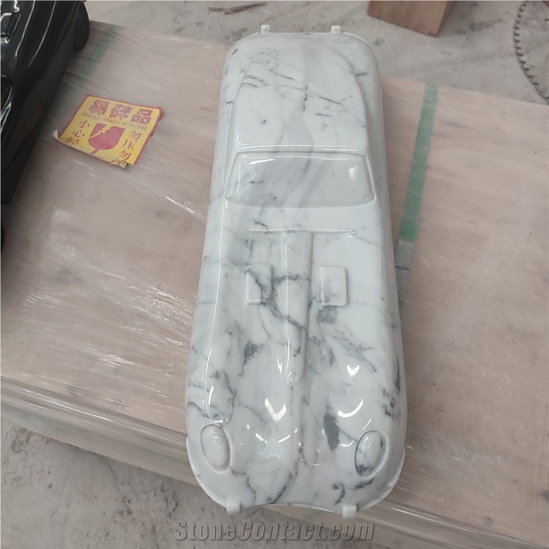Grey Nature Marble Carving Crafts