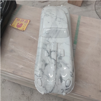 Grey Nature Marble Carving Crafts