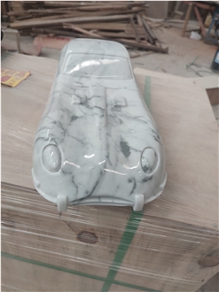 Grey Nature Marble Carving Crafts