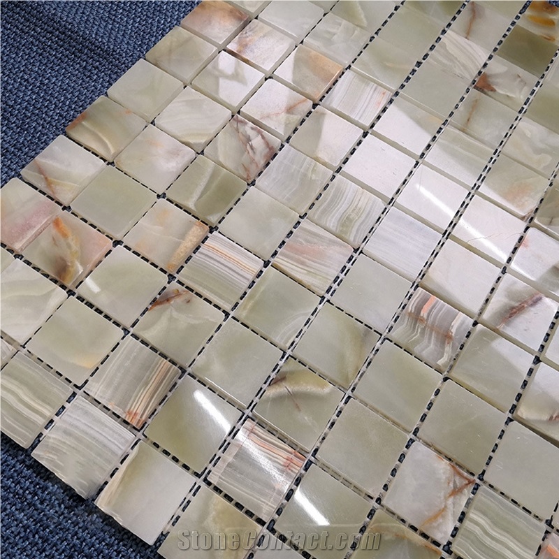 Interior Onyx Subway Mosaic Tiles