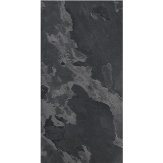 Luxury Indoor Black Polished Slate Tiles