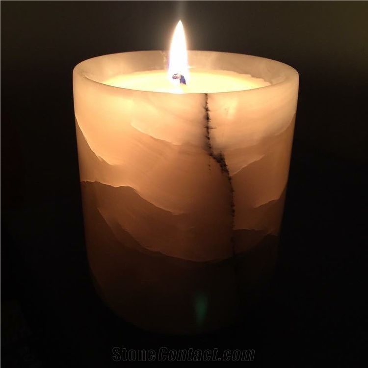 Nature Onyx Candle Jar