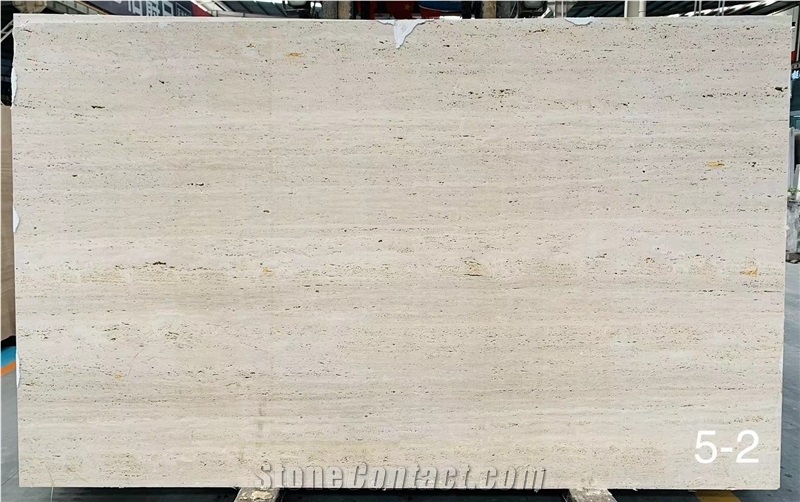 Bianco Sibillino Ivory White Travertine Slabs