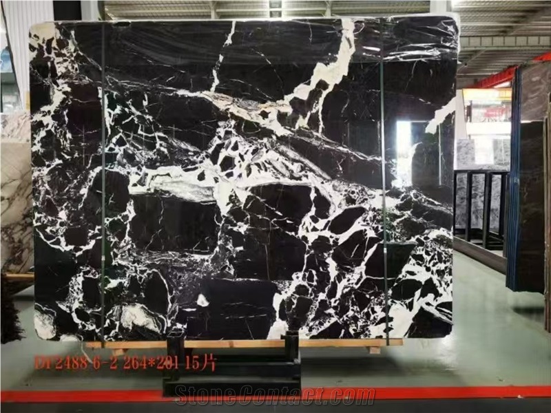 Bulgari Black Marble Slabs