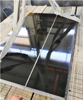 Mongolia Black Granite Premium Stone Slabs