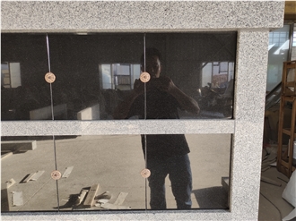 48 Niche China Gray Granite Columbarium With Double Shutter