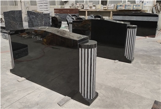 Absolute Black Granite Tombstones