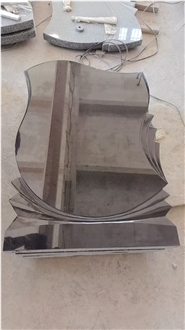 Black Granite Tombstone European Style Gravestone Die