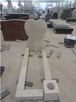 China Grey Granite Celtic Tombstone Memorial