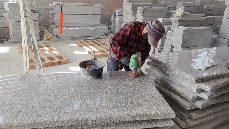 G664 Bain Brook Brown Granite Tombstone 120X250cm