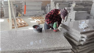 G664 Bain Brook Brown Granite Tombstone 120X250cm