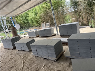 Hainan Black Basalt Cut To Size Tiles