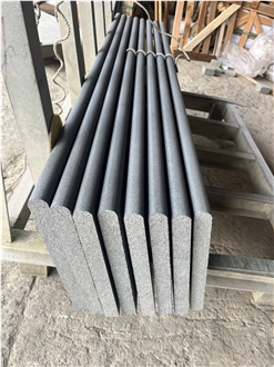 Hainan Black Basalt Pool Coping Tiles