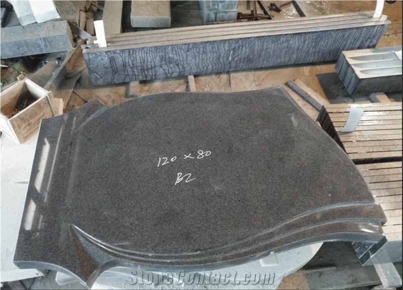 Original G654 Granite Headstone European Style