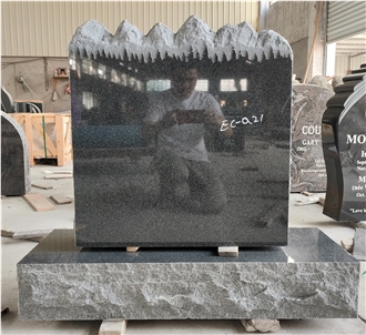 Original G654 Granite Monument With Ted Pine Tree Shape