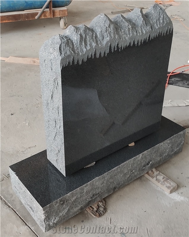 Original G654 Granite Monument With Ted Pine Tree Shape