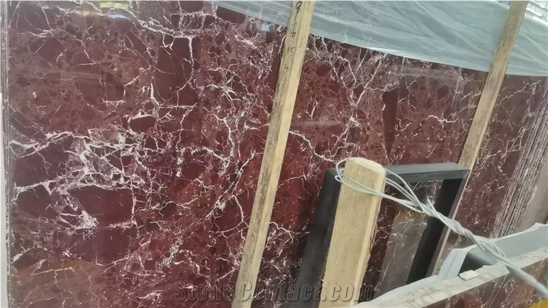 Rosso Levanto Marble Slabs Polished