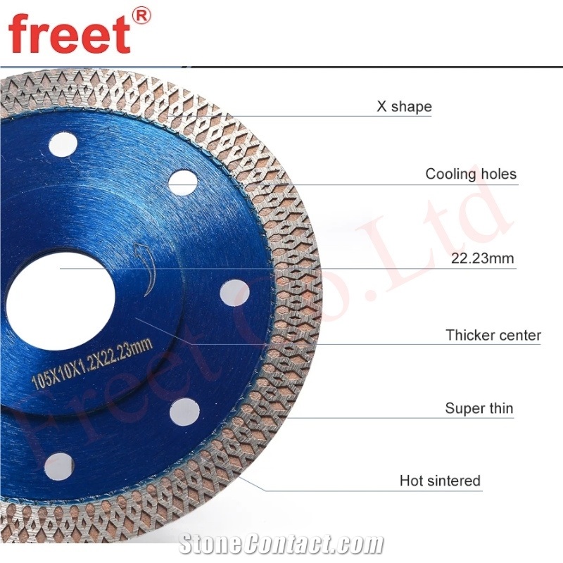 105Mm Porcelain Saw Blade With Sharp Cutting