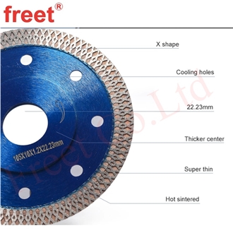 105Mm Porcelain Saw Blade With Sharp Cutting