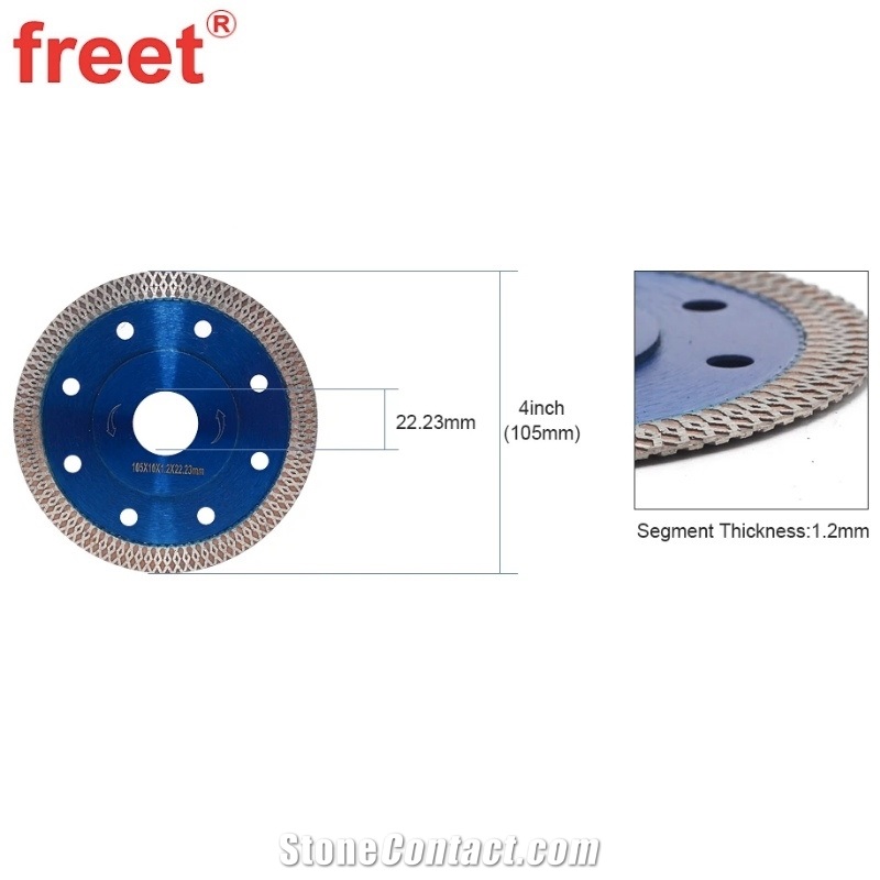 105Mm Porcelain Saw Blade With Sharp Cutting