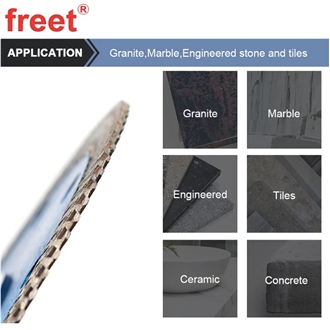 105Mm Porcelain Saw Blade With Sharp Cutting