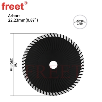 180Mm Reinforced  Saw Blade For Precision Granite Cutting