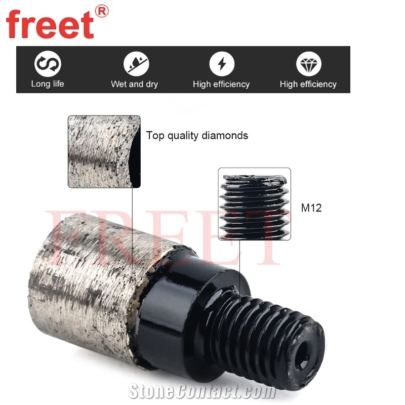 20Mm With M12 Arbor Wizard Bits For Granite